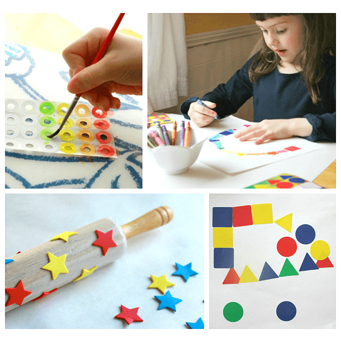 13 Simple Sticker Art Projects for Kids Who Love Stickers